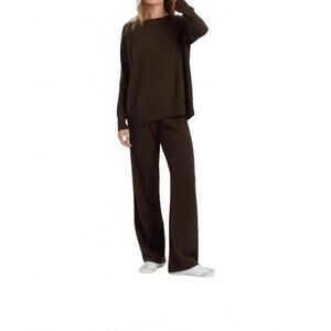 NEW CHINTI & PARKER pure cashmere slouchy sweater in chocolate